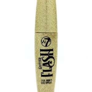 W7 Glitter Flash Lash/Brow/Hair Top Coat Mascara goud