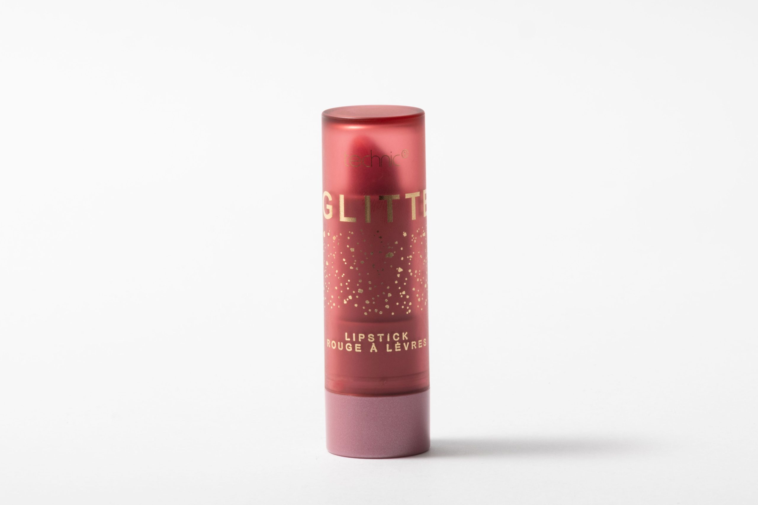 25629 Glitter Lipstick - Pink SINGLE