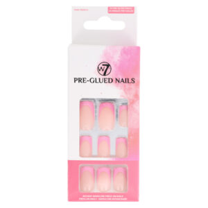 W7 Pre-glued Nails - Pink French