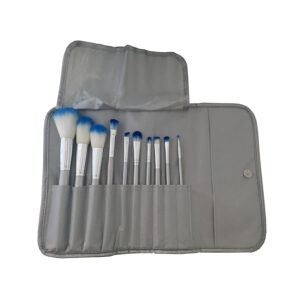 10 delige Kwastenset Zilver/Blauw