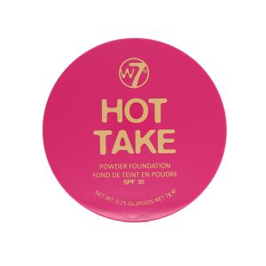 W7 Hot Take Powder Foundation SPF 30 - Warm Beige